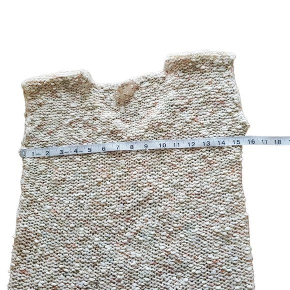 Vintage cream boucle vest - Picture 4 of 7